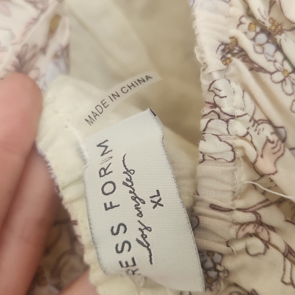 Morning Lavender Caroline Floral Babydoll Puff Sleeve Dress - Picture 8 of 8